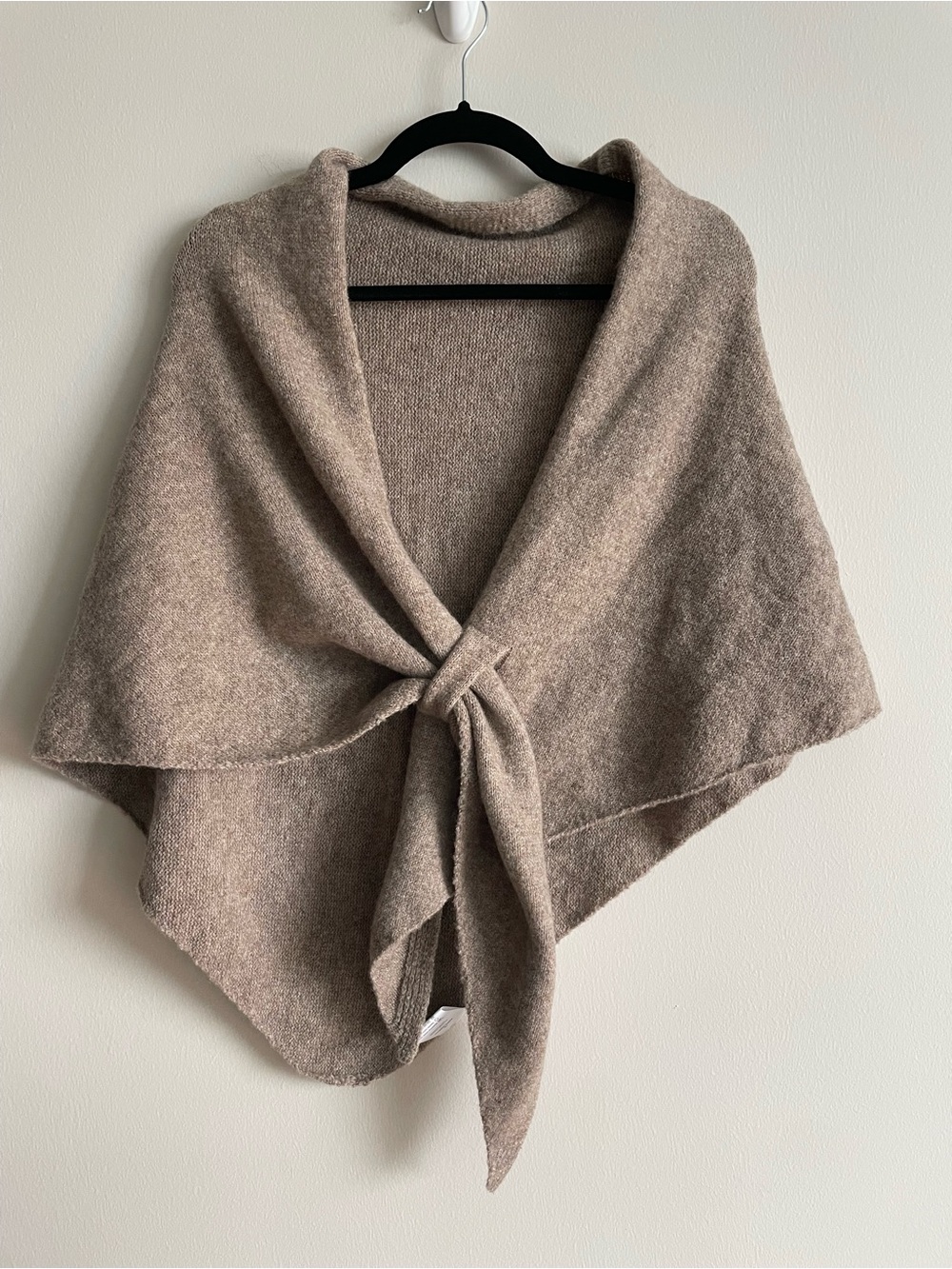 The Fleece Company heathered triangle scarf shawl wrap